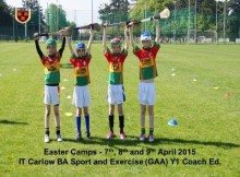 Places Still Available on Carlow GAA Easter Camp