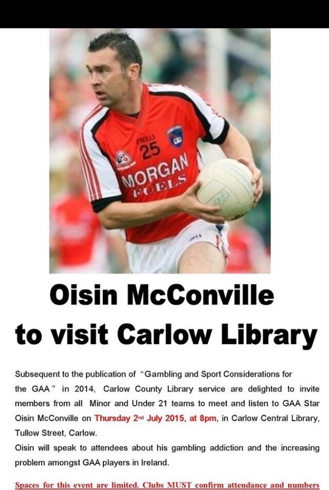 AN AUDIENCE WITH OISIN MCCONVILLE
