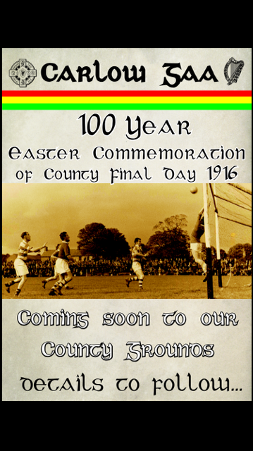1916 COMMEMORATIVE rECREATION OF COUNTY FINAL DAYs