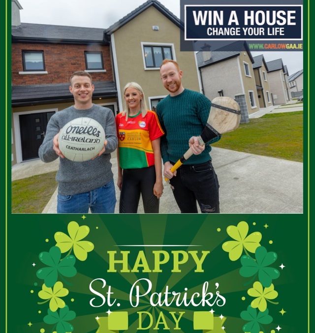 St. Patrick’s Day House Bonus Draw Winner !