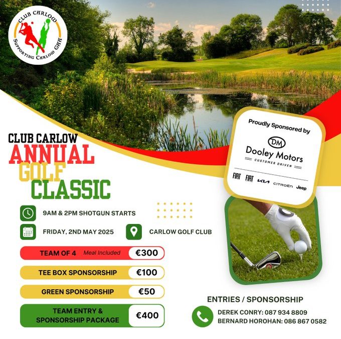 Annual Golf Classic fundraiser in partnership with Club Carlow